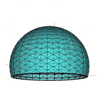 Space Frame Structural dome structure church roof design